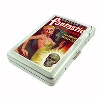 Fantastic Adventures Skull Sci Fi Cigarette Case with Built In Lighter D-401