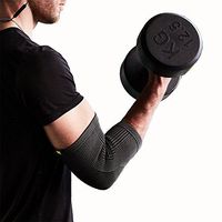 Elbow Brace Compression Sleeve ，Bracoo Athletics for Tendonitis, Arthritis, Tennis, Golf, Basketball, Sports, Weightlifting, Joint Pain Relief, Injury Recovery-Single Wrap（X-Large）