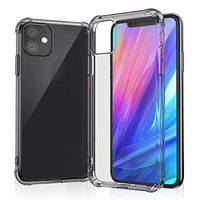Case for iPhone 11 Clear Migugu Ultra Slim HD Shockproof Protective Cases Soft PC Back Cover + TPU Plating Shock Absorption Mobile Phone Case(6.5inch) (B)