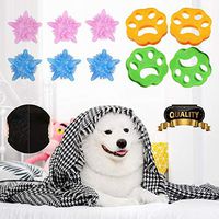 Chriffer 4X Pet Hair Remover for Laundry + 6X Laundry Balls - Non-Toxic Reusable with Remove Hair from Dogs and Cats on Clothes in The Washing Machine - 10 Pcs