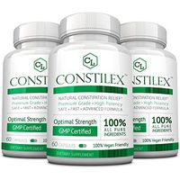 Constilex - Rapid Constipation Relief & Support from Future Episodes - Promotes Healthy Levels of Bacteria and Strengthens Intestinal Flora - 3 Bottles
