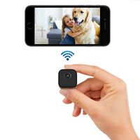 Lilexo Mini WiFi Camera - Wireless Small Home Security Camera with Super Night Vision, Motion Detection, Crisp 1080P HD, Live Streaming, Android/iOS App - Tiny Portable Nanny Cam for Indoor & Outdoor