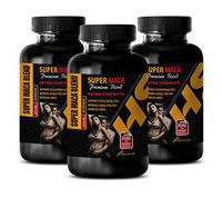 libido Enhancer for Men Pills - Super MACA Premium Blend - Extra Strength - Horny Goat Weed maca tribulus - 3 Bottles 180 Capsules