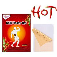 ifory 20 Pcs Porous Heat Capsicum Plaster (3.94"×5.91"), Capsaicin Hot Pain Patch Relief for Arthralgia, Back Pain, Stiff Shoulder, Muscular Pain