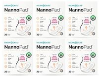 NannoPad Super - Certified Organic Cotton - Naturally Relieve Your Discomfort - No Fragrances, Chemicals or Dyes - Odor-Control and Breathable