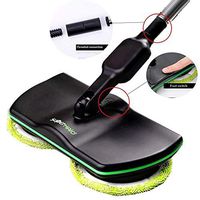 SYR&TB Stainless Steel Deluxe Electronic Wireless Mop 360 Degree Rotating Cleaning Mopping Machine for Cleaning Hardwood, Marble, Tile, Laminate, Or Ceramic Floors