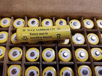 36 AA 400mAh Nicd 1.2V Solar Rechargeable batteries