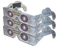 3D Christmas Glasses - SNOWFLAKES - 3 PAIR - Holiday Specs - Transform Christmas Lights Into Magical Images