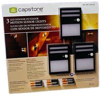 LED Indoor/Outdoor Motion Sensor Lights (Pack of 3)