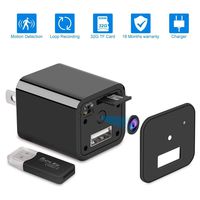 Spy Camera - Hidden Camera - Premium Pack - HD 1080P - Motion Detection - USB Hidden Camera - Surveillance Camera - Mini spy Camera - Nanny Camera - Best Spy Camera Charger - Hidden Camera Charger