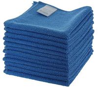 Microfiber Cleaning Towels by MIMAATEX-12 Piece Pack-12x12 Inches - Household Cleaning Towels (Blue)
