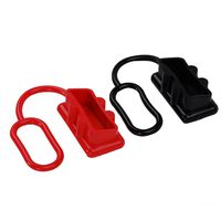 SaferCCTV (Pack of 2) Battery Quick 350A Connector Dust Cover, Soft Cover, Anderson Connector Cover for Anderson 350Amp DC Power Connectors
