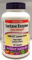 Webber Naturals - Lactase Enzyme Extra Strength 120 Capsules by Webber Naturals