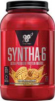 BSN SYNTHA-6 Whey Protein Powder, Micellar Casein, Milk Protein Isolate Powder, Peanut Butter Cookie, 28 Servings (Package May Vary)