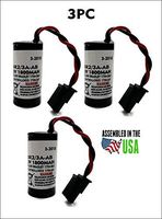 3PC Allen Bradley BR2/3A-AB,1756-BA2 1756-L6X PLC Battery 3v 1500mAh