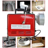 Pipe Cleaner, TBVECHI Pipe Cleaning Unit, 3/4"-6"Ø Sewage Electric Spiral Pipe Drain Cleaner Cleaning Machine Cleaner 500W