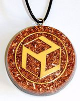 ZZYBIA Reiki Antahkarana Orgone Pendant Generator Energy Accumulator EMF protection 2.25 inch