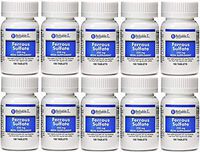 Ferrous Sulfate Iron 325 mg Generic for Feosol 100 Tablets PACK of 10
