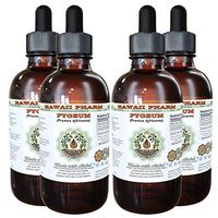 African Cherry Pygeum Alcohol-FREE Liquid Extract, African Cherry Pygeum (Prunus Africana) Bark Glycerite Herbal Supplement 4x4 oz