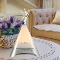 iMounTEK [Pyramid Shape 7 LED 6 Sounds/120 ML Ultrasonic Aromatherapy Essential Oil [Air Diffuser/Aroma Humidifier] Auto-Shut Off-Baby/Kids/Bedroom/Office/Car/Spa/Yoga Mist Ionizer