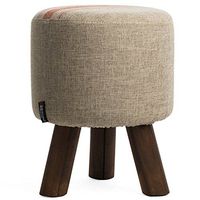 Yoga stool Sofa stool Solid wood shoe bench Cloth block Living room footstool Small stool Wearing a shoe bench Shoe bench Multipurpose cotton cloth Versatile Bath & Shower Aids