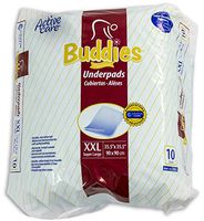Extra Large Chux Pads 36 x 36 Inch Disposable - Overnight Incontinence Waterproof Underpad for Seniors, Adult, Child, or Pets by Buddies
