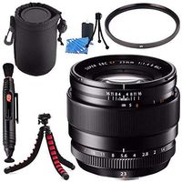 Fujifilm XF 23mm f/1.4 R Lens 16405575 + 62mm UV Filter + Lens Cleaning Kit + Lens Pouch + Lens Pen Cleaner + Flexible Tripod Bundle