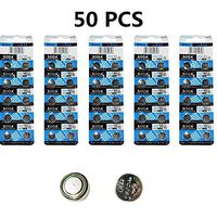 DoDoLightness Battery Alkaline LR44 AG13 Button Cell Batteries 1.5V Button Battery 50PCS