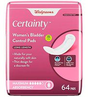 Certainty Dri-Fit Pads for Women, Maximum Absorbency Long Length - 2PC