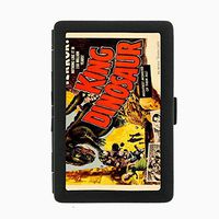 Perfection In Style Black Color Metal Cigarette Case D-183 King Dinosaur Terror Monster