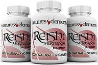 Reishi Mushroom Extract for Immune Support - Pack of 3 - Powerful 10:1 Concentration - Vegetarian Safe - Gluten Free - 1,000 mg Per Serving - 100% Pure - (Ganoderma Lucidum)