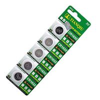 CR1632 LM1632 BR1632 ECR1632 3V Watch Button Coin Cells Lithium Battery 5 Pcs ECR1632 DL1632 KCR1632 LM1632 CR1632 3V Button Coin Cell Battery Bulk Lot 5 Pcs
