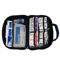 50 Person, ANSI A+ 216-Piece Fabric Hardshell First Aid Kit - OSHA Compliant Trauma Kit First Aid Kit for Businesses Emergency Kit