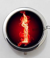 BlackKey Letter I 3-Compartment Decorative Pocket Gift Box Case Organizer for Pill, Color 1 -1375