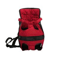 Colorido Backpack,Lightweight Exquisite Outdoor Travel Oxford Cloth Dog Pet Breathable Chest Front Carrier Backpack Bag Red S