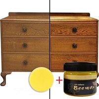 CreazyBee Wood Seasoning Beewax - Traditional Beeswax Polish for Wood & Furniture, All-Purpose Beewax for Furniture to Beautify & Protect, No Build-Up (1PC Wood Seasoning Beewax + 1PC Sponge)