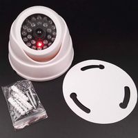 Aland Fake Wireless CCTV Surveillance Security Dome Flashing LED Light Dummy Camera