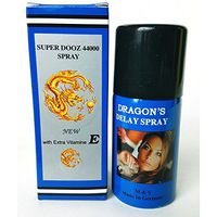 2 LOT X Super Dooz Dragon 44000 Delay Spray for Men with Extra Vitamin E - Plus Love Potion Pen