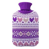 2L Washable Soft Cover Fashion Safe Hot Water Bottle Bag-A05