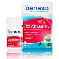 Genexa Leg Cramp Rx – 100 Tablets | Certified Organic & Non-GMO, Physician Formulated, Homeopathic | Leg Cramp & Pain Relief Medicine