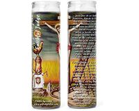 Gifts by Lulee, LLC Set of 2 Just Judge or Faithful Judge Prayer Candles 2 Veladoras De El Justo Juez para Pedir Ayuda en Casos de Corte, Sentencia y Rivalidad - to Ask for Help on Court Jail