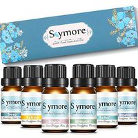 Skymore Top 6 Essential Oil Blend Gift Set, for Diffuser, Best Kit (Sleep, Breathe, Relief, Refresh, Immunity, Happy)