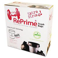 RePrime H6644TKRC1 Can Liners, 32gal.90mil, Black, 33-Inch x 44-Inch, 50/Box