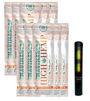 Herb Airtight Pocket Protector with Organic Maui Mango Hemp Wraps Vegan Non-GMO 10 Count DC Crafts Nation - Tiki Man