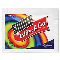 Shout Wipe and Go Instant Stain Remover, 80/Carton