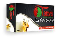 Tanya Herbal 100% Nicotine and Tobacco Free Shisha Hookah Flavors 250G Bag (Ice Pina Colada)