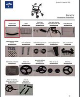 Medline Backrest w/pad for Medline MDS86800XW Rollator