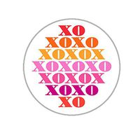 Hugs & Kisses Envelope Seals - 1.2" Stickers - 144 XOXO Stickers