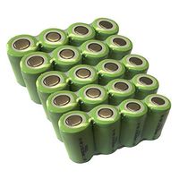 Rechargeable 2/3a Battery 1.2v ni-mh Battery 1300mAh Count :Pcs (20)