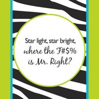 Cocktail Size Paper Napkin,Star Light Star Bright